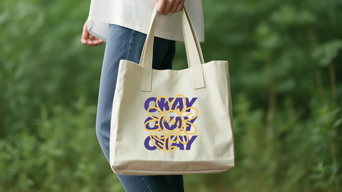 การพิมพ์ถุง Tote Bag แบบตรงกับหนัง (DTF)